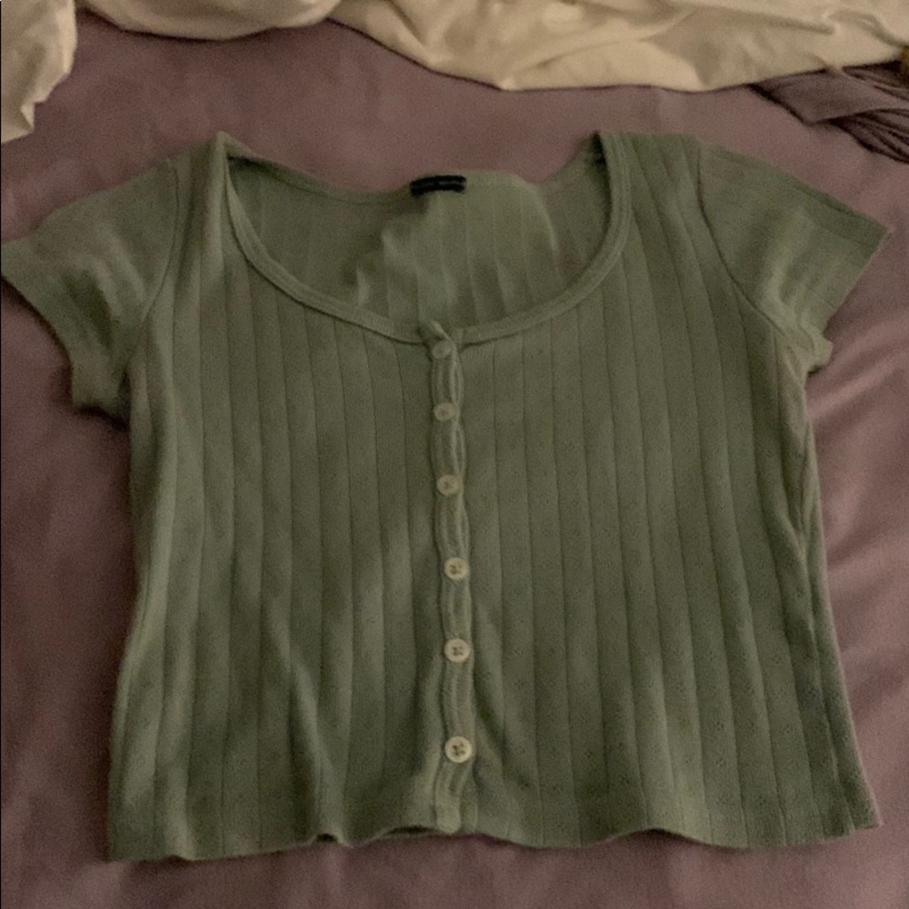 Olive green brandy Melville top